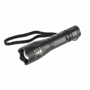 Фонарь, 3W CREE LED 3W, зум, 3 режима 100%-50%-строб, ремешок, 160 Лм, 200 м, 3хААА Stern