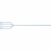 Миксер для гипсовых смесей, 80 х 530 мм, оцинкованный, шестигранный хвостовик 8 мм MATRIX