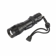 Фонарь, 3W CREE LED 3W, зум, 3 режима 100%-50%-строб, клипса, ремешок, 160 Лм, 200 м, 3хААА Stern