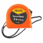 Рулетка Classic, 3 м х 16 мм, пластиковый корпус SPARTA