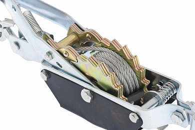 Лебедка рычажная, тяга - 1,5 т, подъем - 0,6 т, одинарное храповое колесо SPARTA