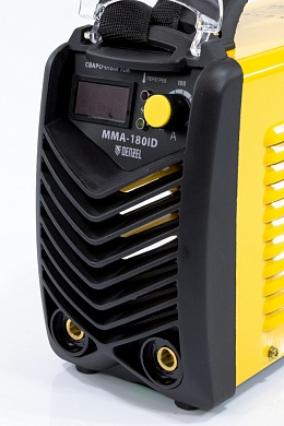 Аппарат инверторный дуговой сварки ММА-180ID, 180 А, ПВР 60%, D электрода 1,6-4 мм, провод 2 метра DENZEL