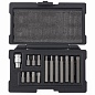Набор бит TORX, хвостовик-шестигранник, 10 мм, CrV, 15 предм. STELS
