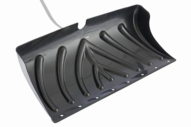 Движок, 615 х 300 мм, длина 1520мм, металл. изогн. черенок, пласт. ковш метал.окант PALISAD