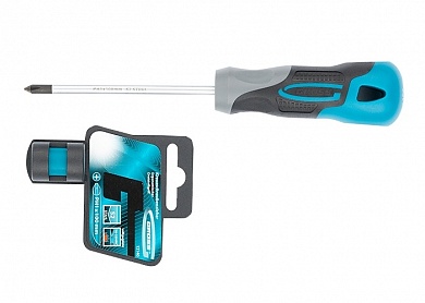 Отвертка PH1 x 100мм, S2, трехкомпонентная ручка GROSS