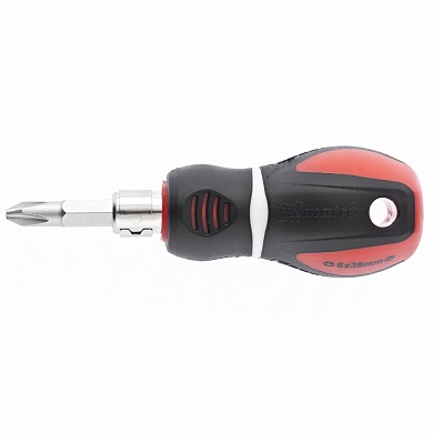 Отвертка комбинированная, SL6,0 / Ph2 х 38 мм, CrМо, двухкомп. рукоятка MATRIX MASTER