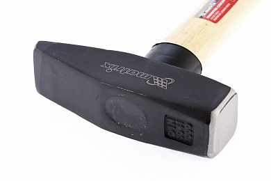 Молоток слесарный, 1000 г, квадратный боек, деревянная рукоятка MATRIX