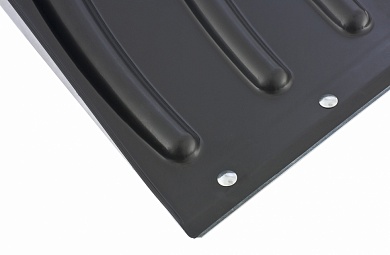 Лопата снеговая, 460 х 340 мм, металлический черенок, морозостойкий пластик, стальная окантовка PALISAD