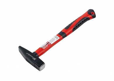 Молоток слесарный, 300 г, фибергласовая обрезиненная рукоятка MATRIX