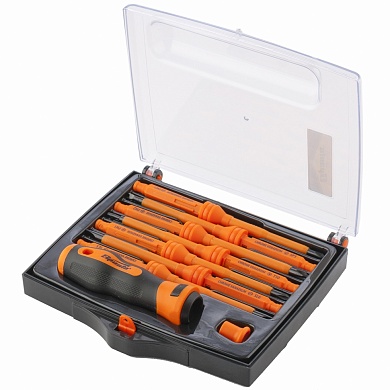 Набор отверток со сменными жалами, 9 предметов, CrV Sparta