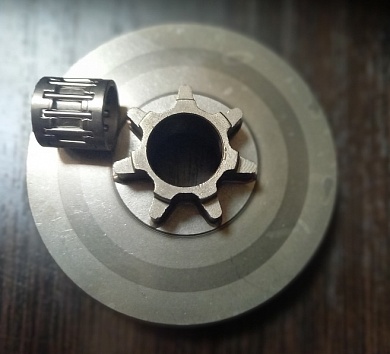 Корзина сцепления в сборе подходит для бензопилы Патриот-4518, 5220,Пиран(серия PROFESSIONAL) 7 зубов 