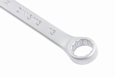 Ключ комбинированный, 13 мм, CrV, матовый хром MATRIX