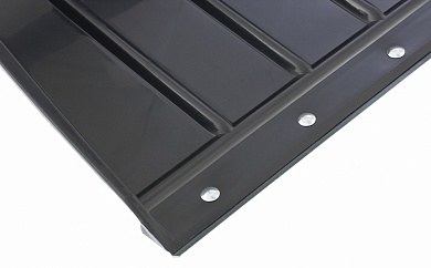 Лопата снеговая, 540 х 375 мм, длина 1520 мм, металл. эргон.черенок, стальн. окант PALISAD