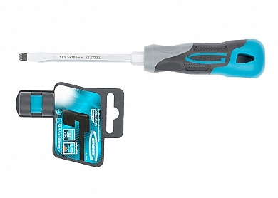 Отвертка SL5,5 x 100 мм, S2, трехкомпонентная рукоятка GROSS